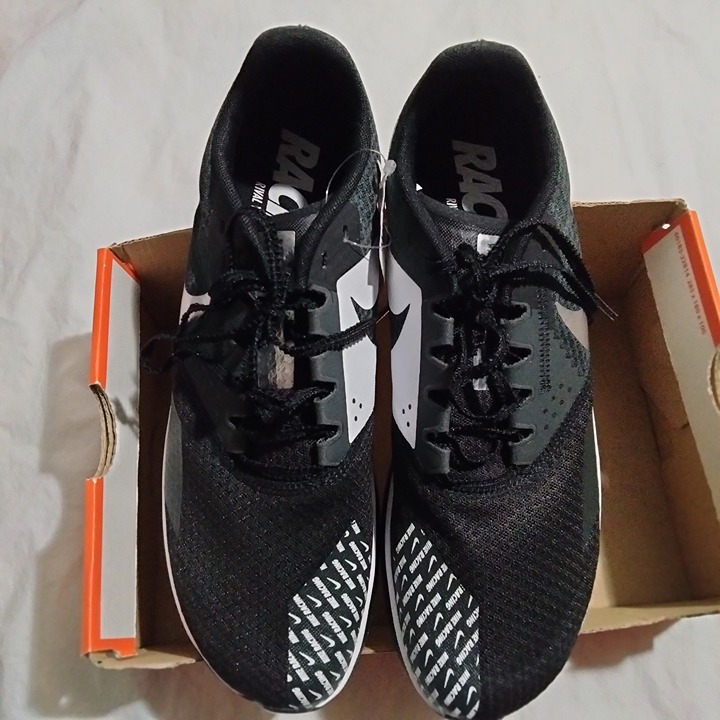 Nike Zoom Rival Waffle 6 Black Silver DX7998-001 Running Shoes 9.5 BOX NO LID