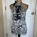 Bebe ruffle tie back halter
