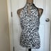 Bebe ruffle tie back halter