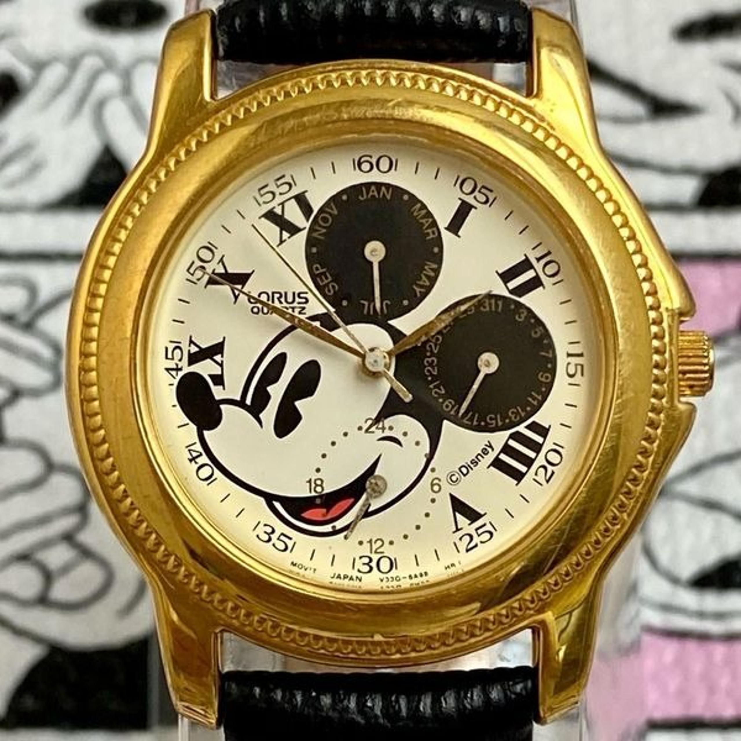 Vintage Disney x Lorus by Seiko Mickey Mouse Multifunction Unisex Watch