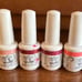 Gel nail lamp and polish, gelish