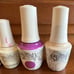 Gel nail lamp and polish, gelish