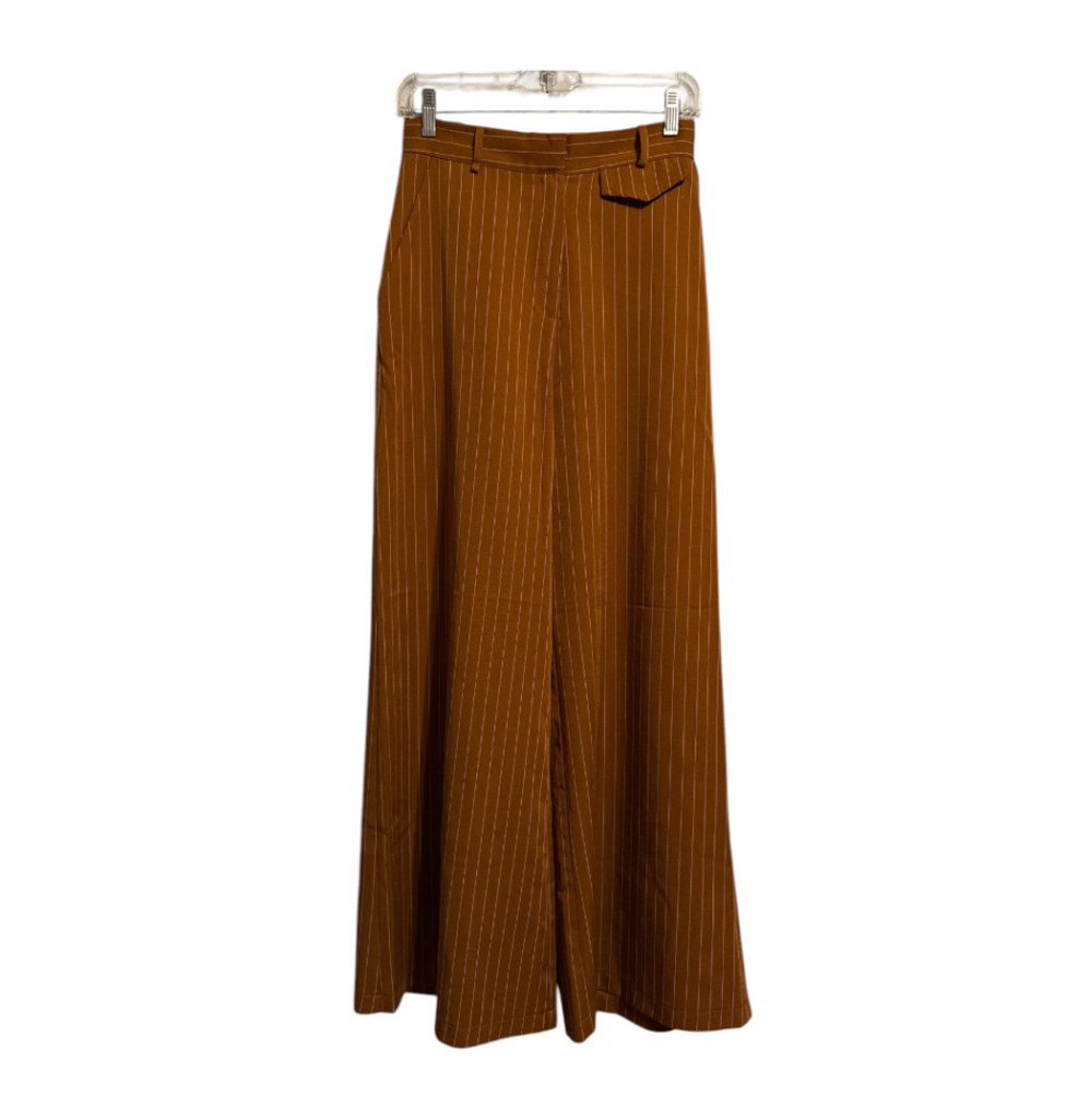 The Ragged Priest Pinstripe Wide Leg Pants New No Tags Size S