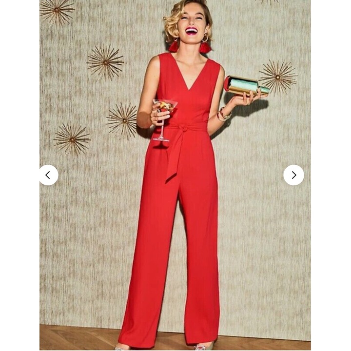 NWT Lilly Pulitzer Ruby Red Jannah Jumpsuit