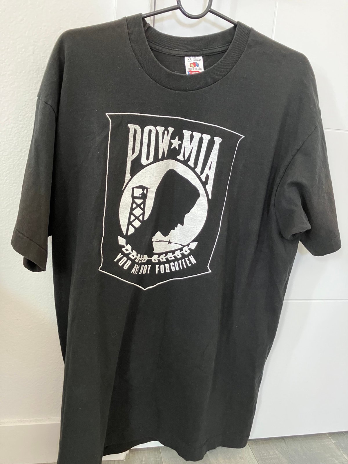 Pow Mia You Are Not Forgotten 1990s Single Stitch