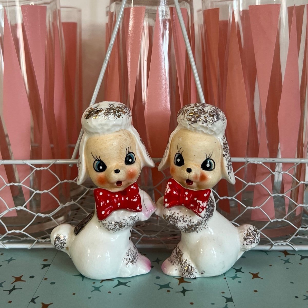 Original Arnart Creation Kitschy Poodles Shakers