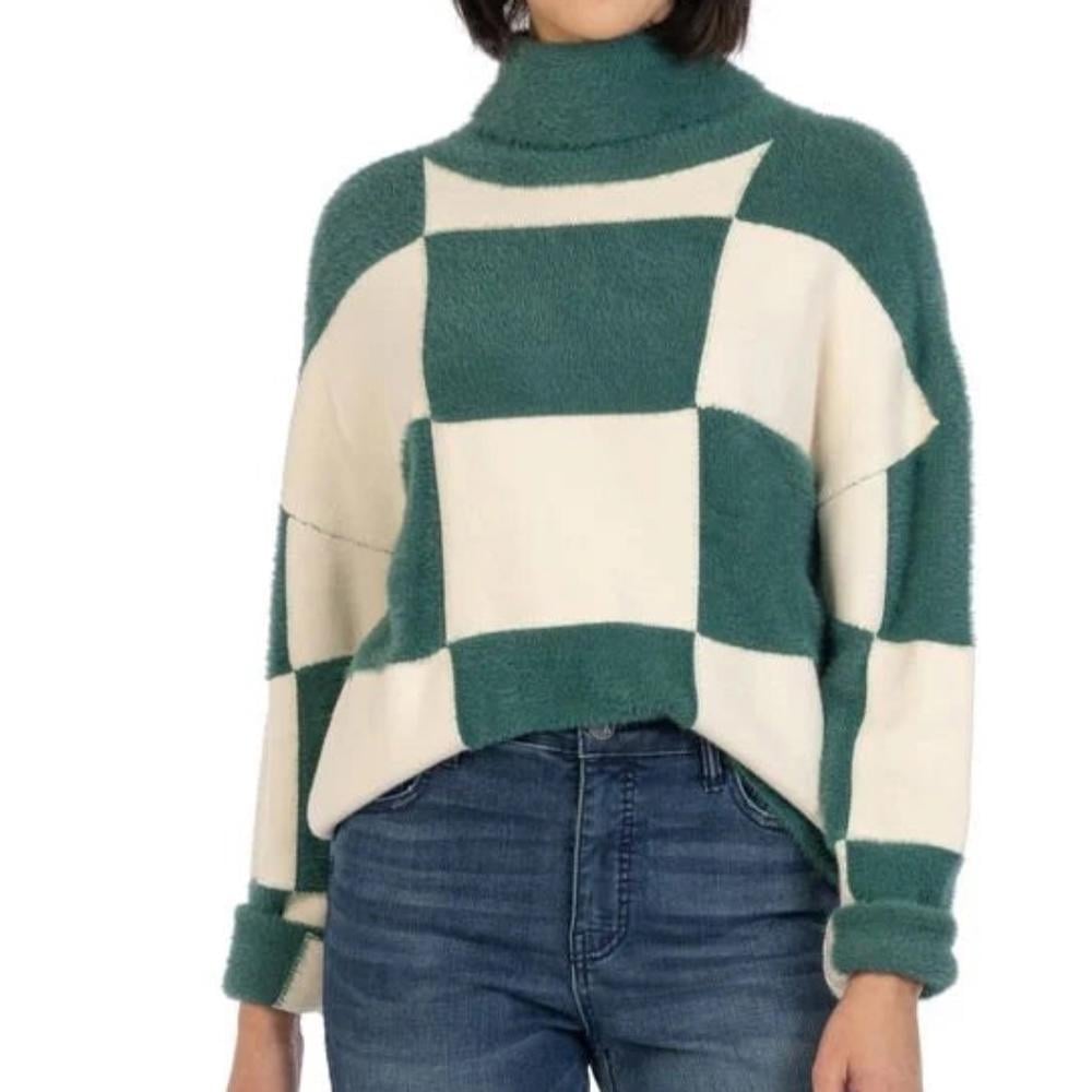 ANTHRO Kut from the Kloth Serena Oversized Turtleneck Pullover Size X-Small