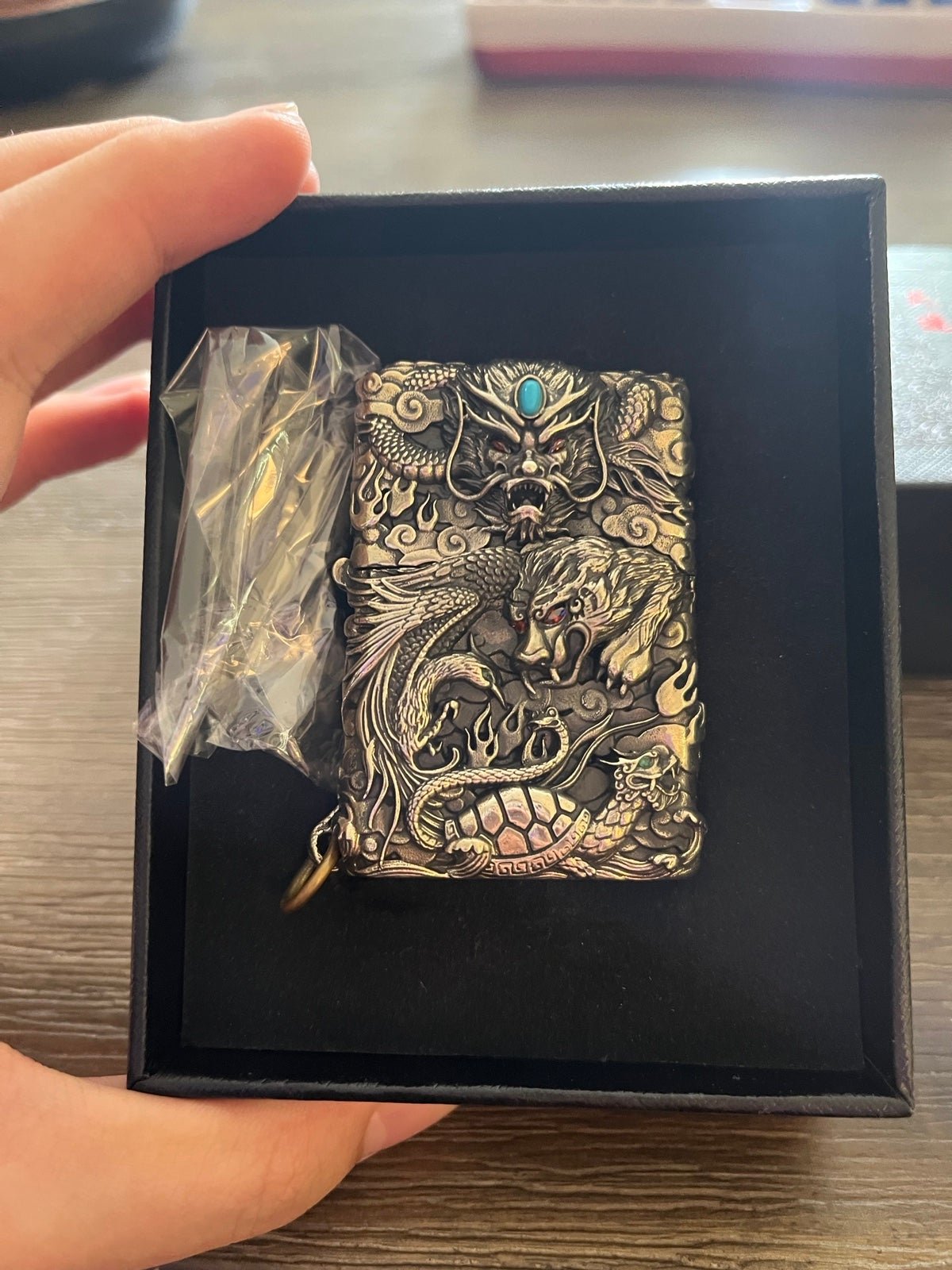 HuoDao handcraft Lighter for collection THE FOUR SACRED ANIMAL
