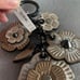 Coach tea rose bag charm