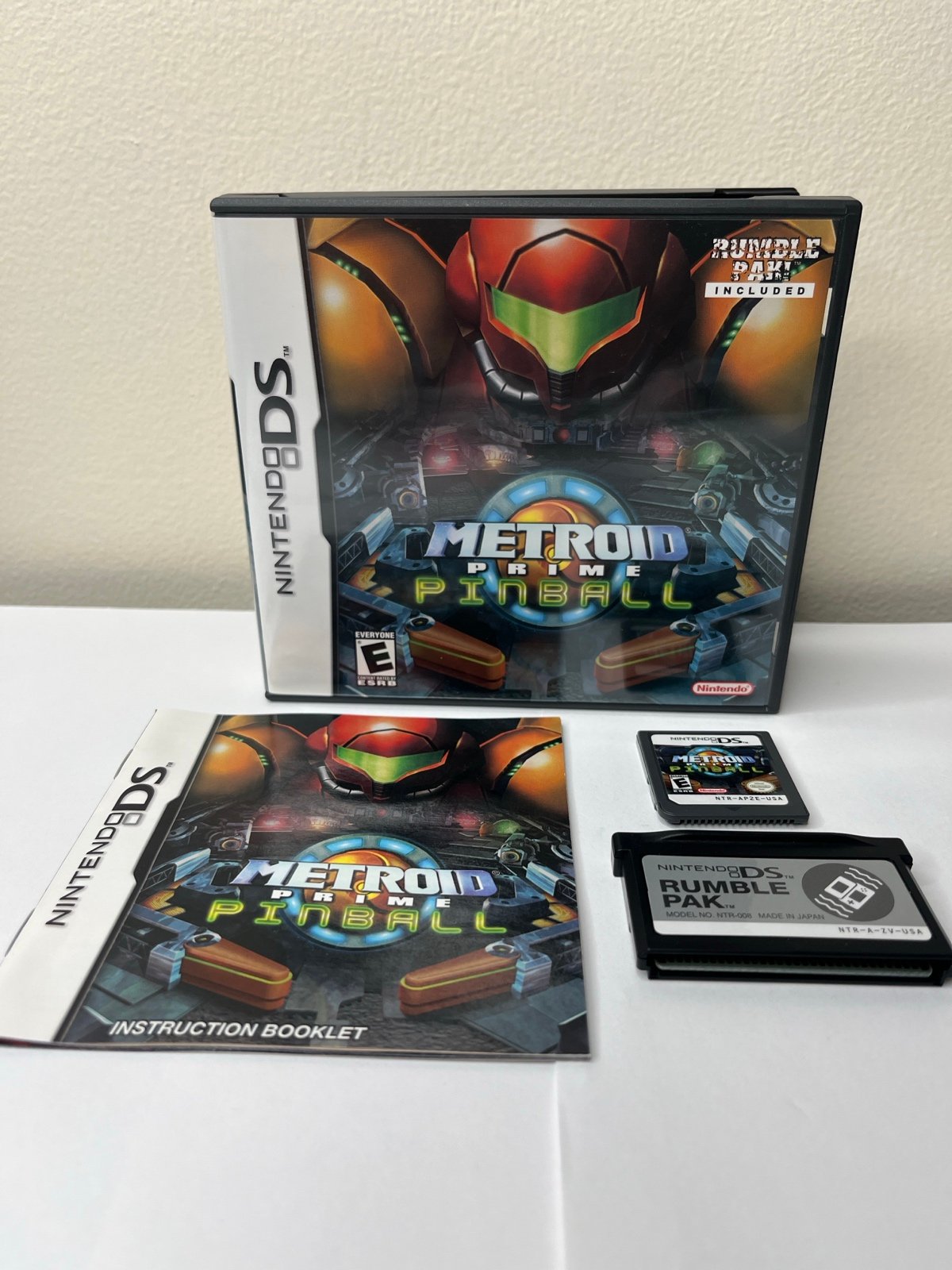 Metroid Prime Pinball *Rumble Pack Included!* for Nintendo DS (Complete, Tested)