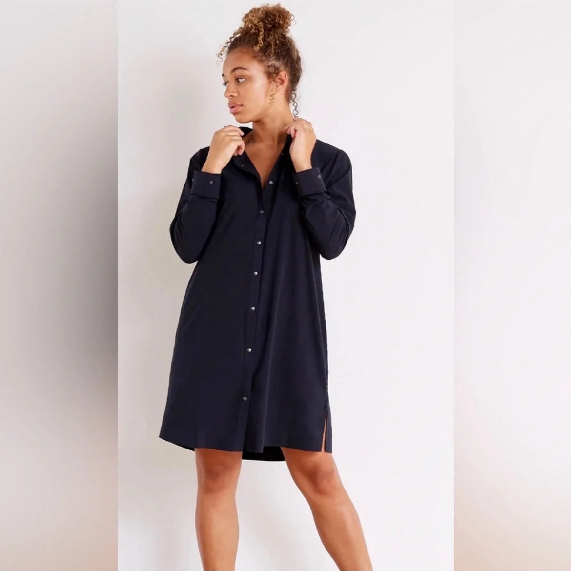 Aday Back To Front Dress Black Size Medium