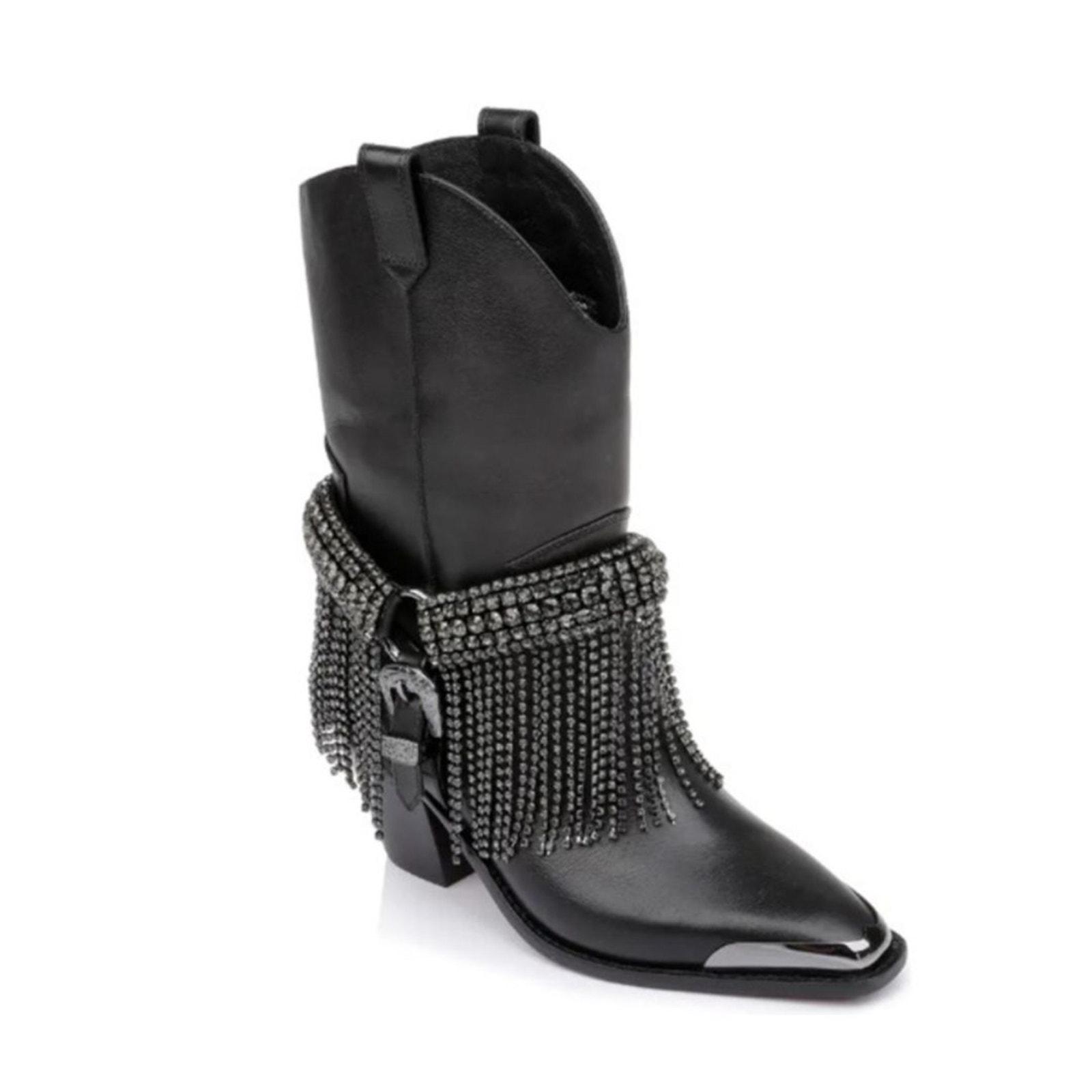 DanielXDiamond Women's High Noon Western Boots Snip Toe Black Size 11