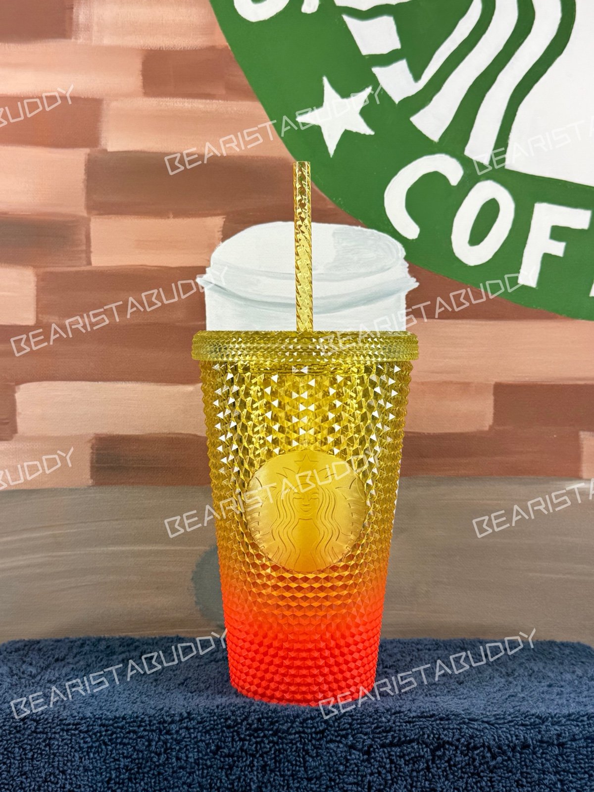 Starbucks EU Orange Sunset Grande Studded