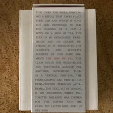 【Comet Confectionery Handmade Introduction】THE TIME OF TEA Photobook Tea