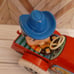 ''Farm Boy on Tractor'' Vintage Japan Wind-Up Toy (1970s)