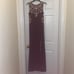 Betsy adam gown maroon