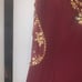 Betsy adam gown maroon
