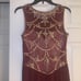 Betsy adam gown maroon
