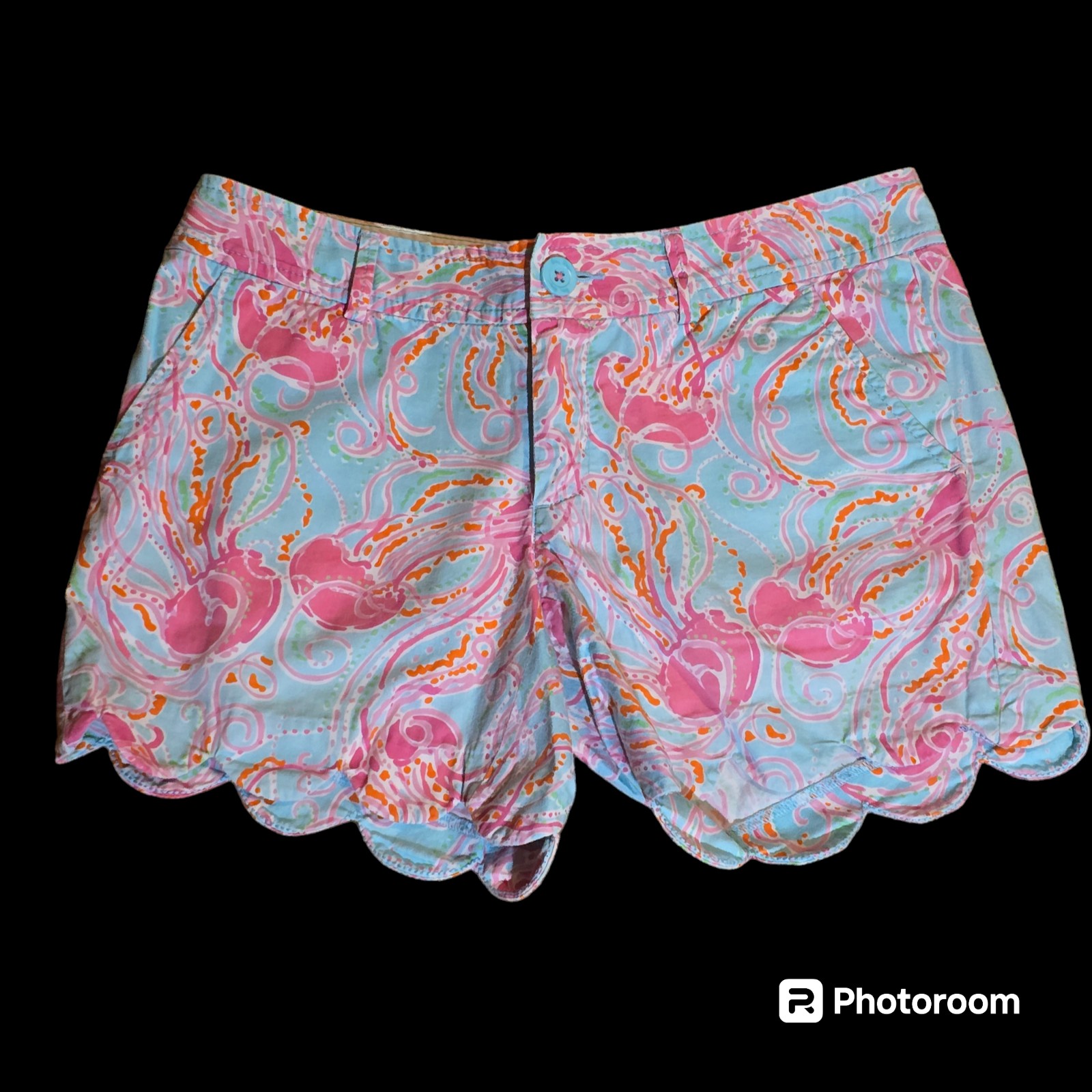 Lily Pulitzer Women’s The Buttercup Short JelliesBe Jammin Spa Blue, Size 2