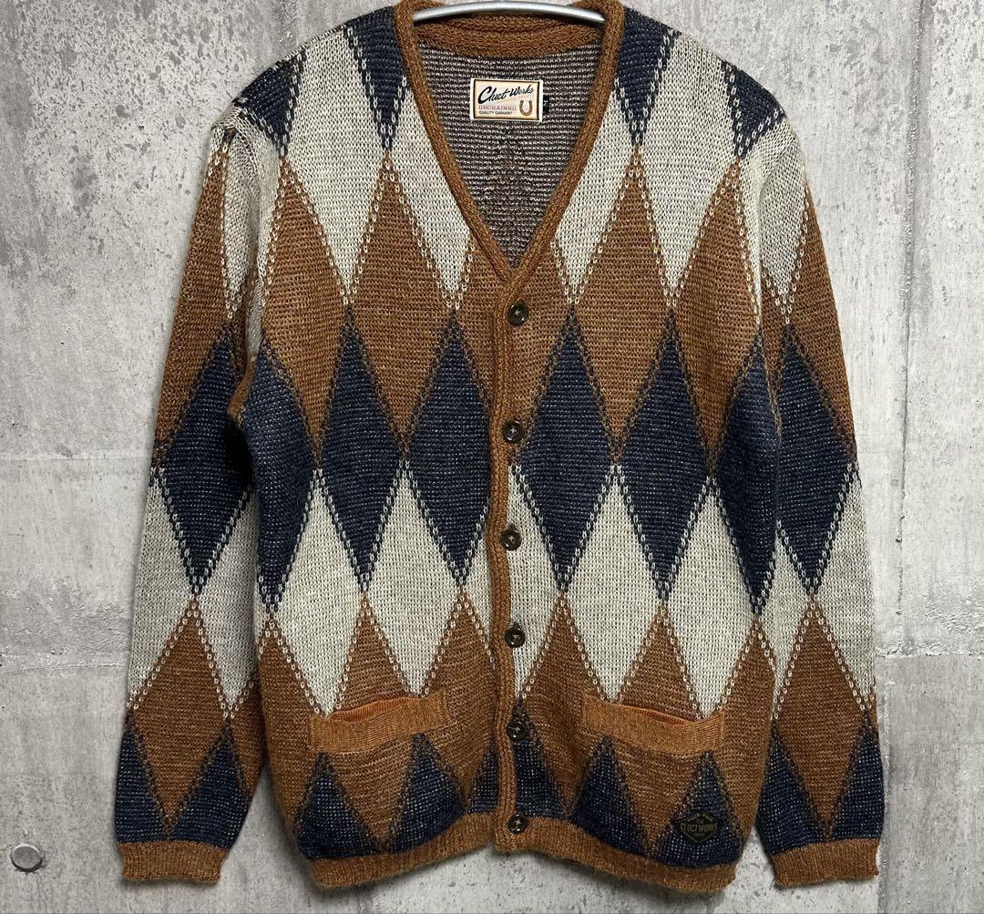 cluct mohair Argyle cardigan radiall