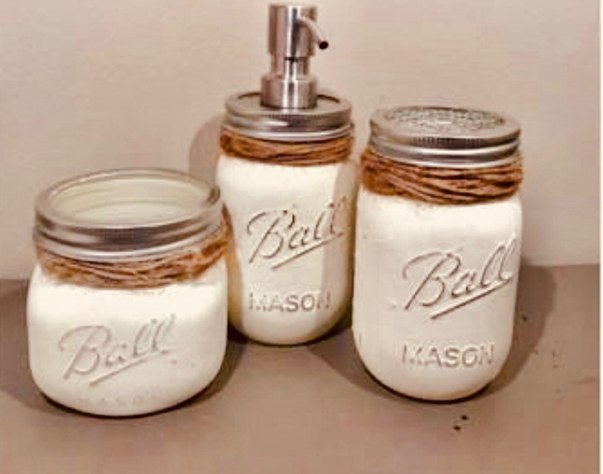 Shabby Chic Mason Vanity Set