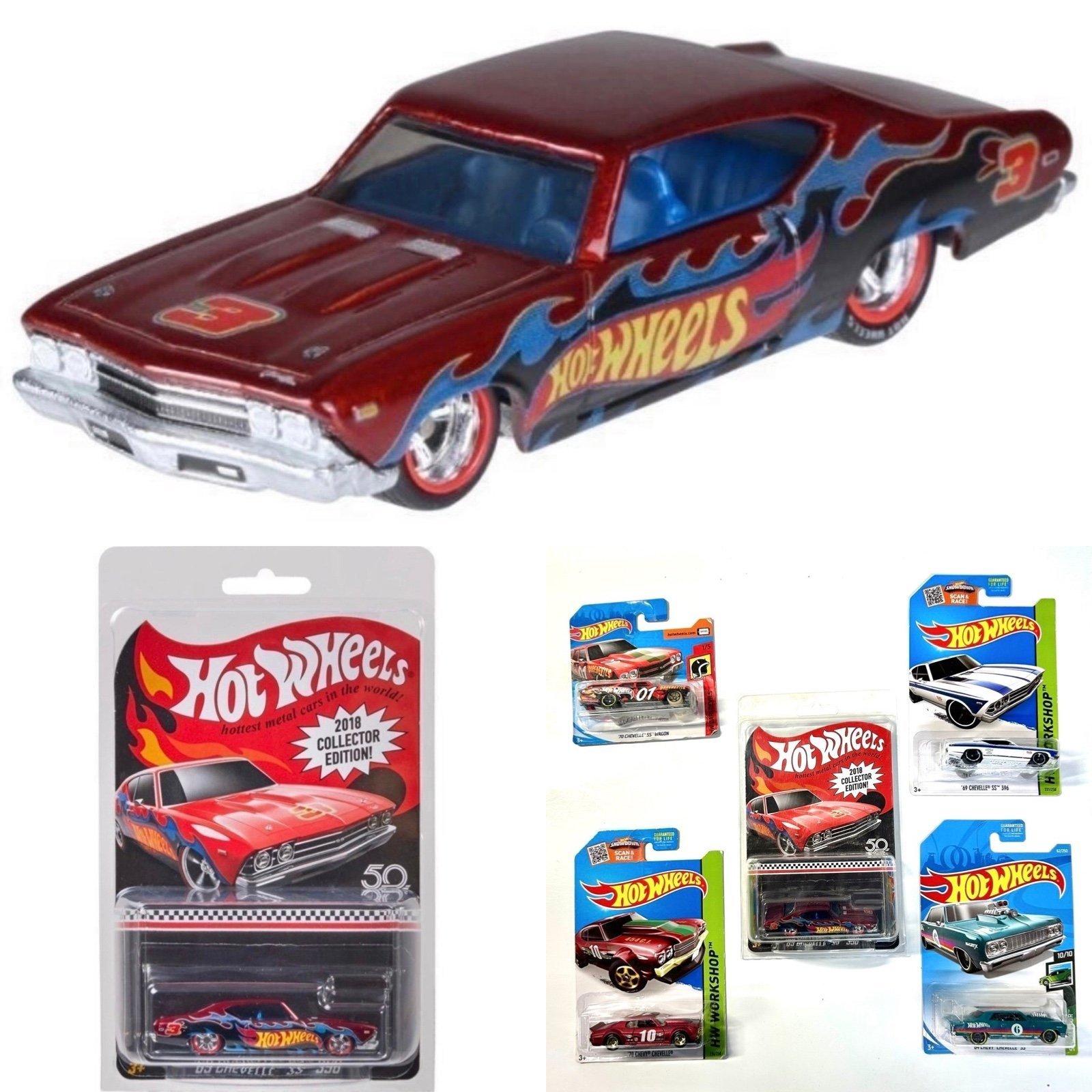 Hot Wheels Lot - ‘69 Chevelle SS 396 Die-Cast Collection
