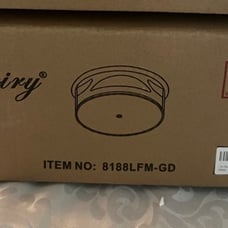LED Flush mount ceiling (brushed Nickel)