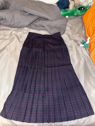 Vintage Pleated Skirt