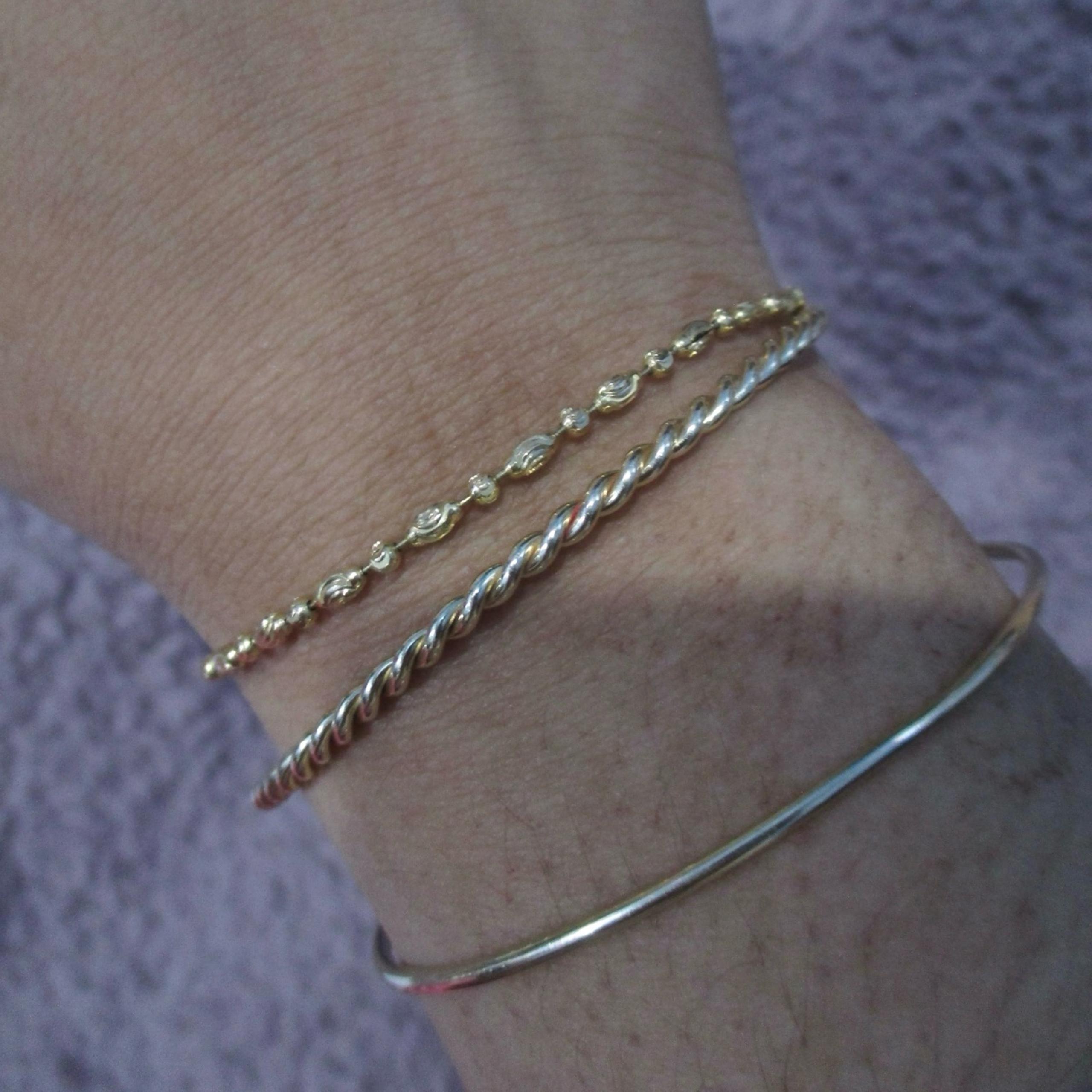 10k gold anklet/ankle bracelet