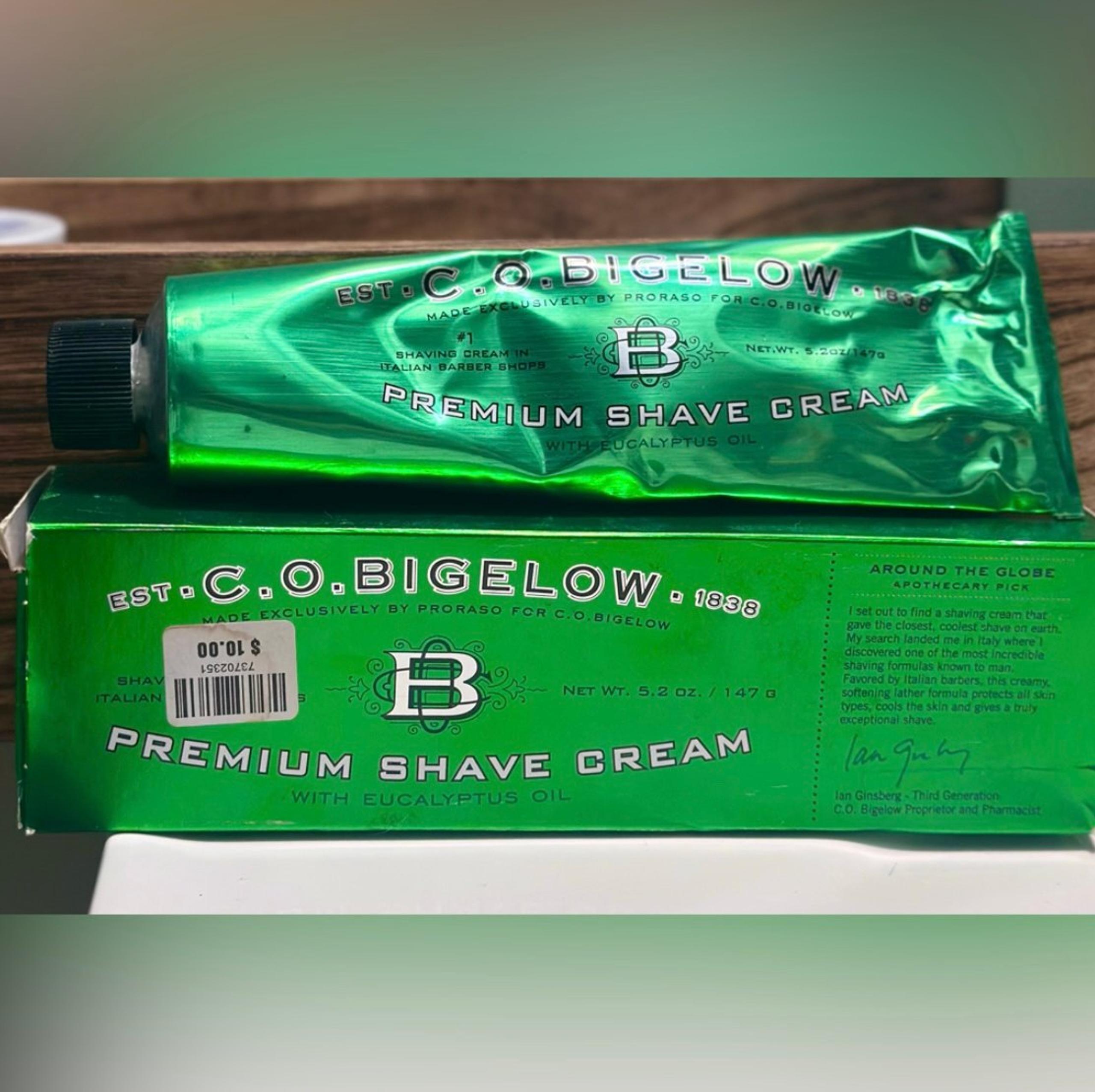 Bath & Body Works CO Bigelow Premium Shave Cream with Eucalyptus Oil