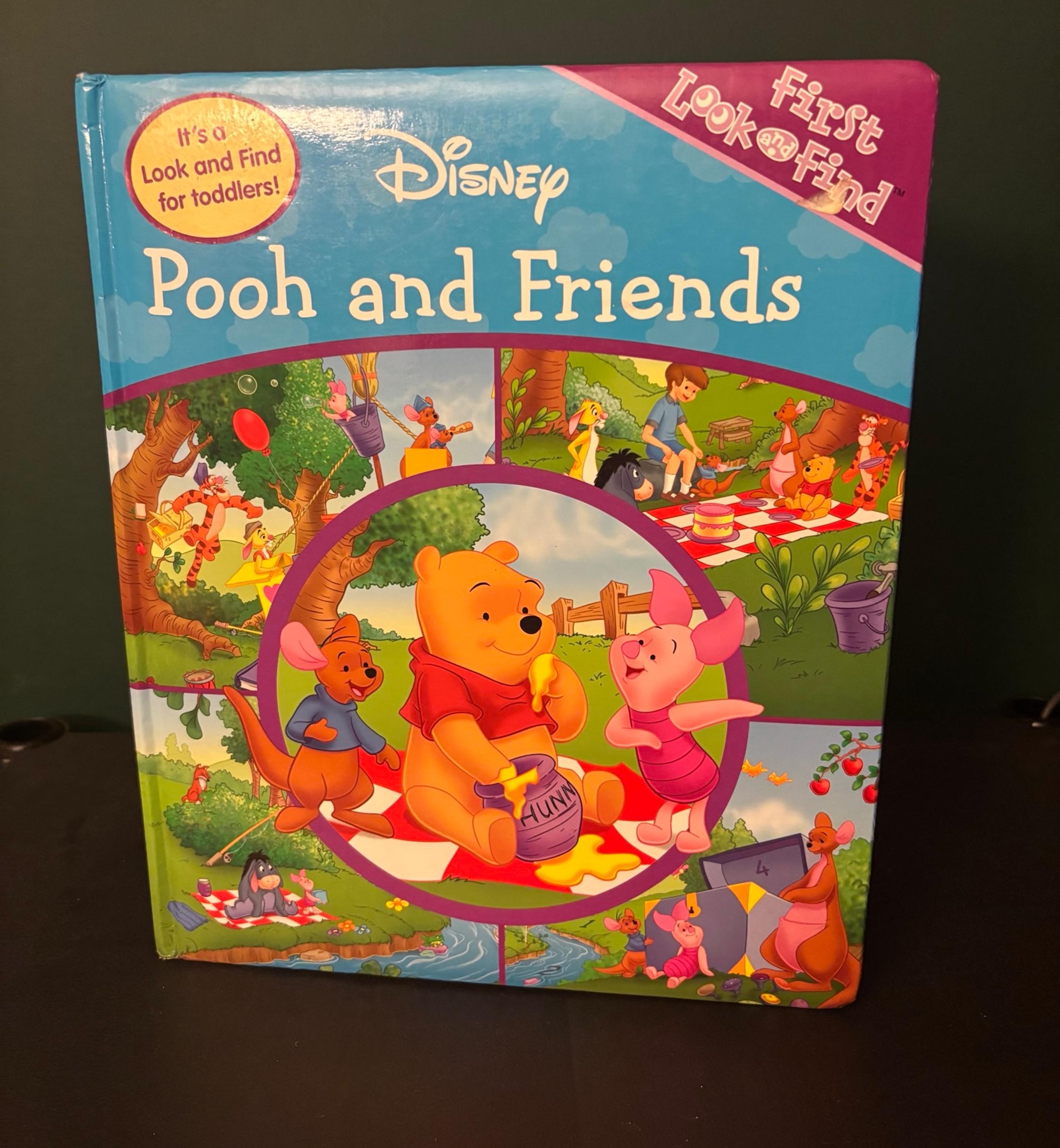 Disney Pooh and Friends Little First Look and Find Book Board Toddler Edition