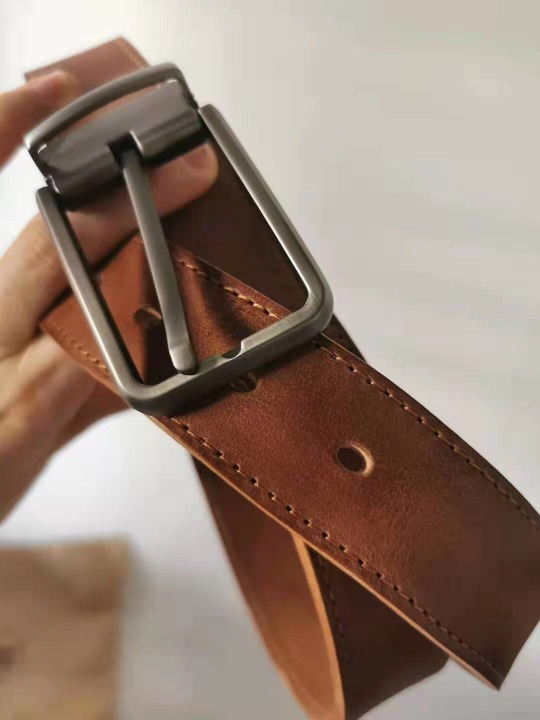 Handmade leather belt