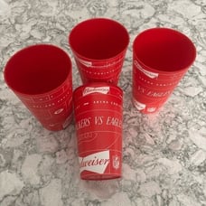 NFL 2024 Sao Paulo Game Brazil Eagles vs Packers Commemorative Cup (4) Budweiser