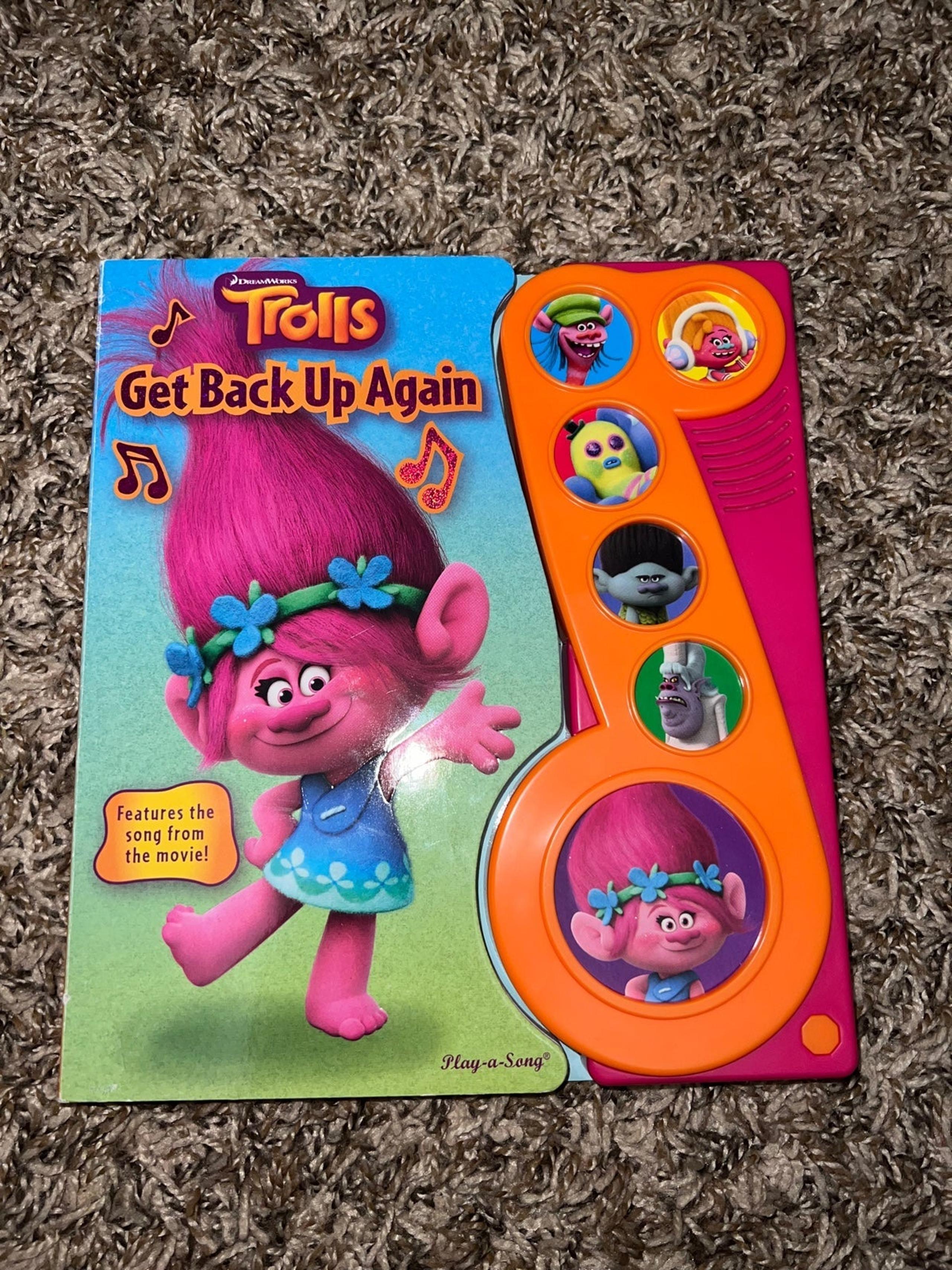 Trolls Poppy Musical Get Back Up Again Book Works Hardcover