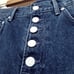 GRLFRND Karolina Exposed Button Fly Cropped Skinny Jeans in Norma Wash 27