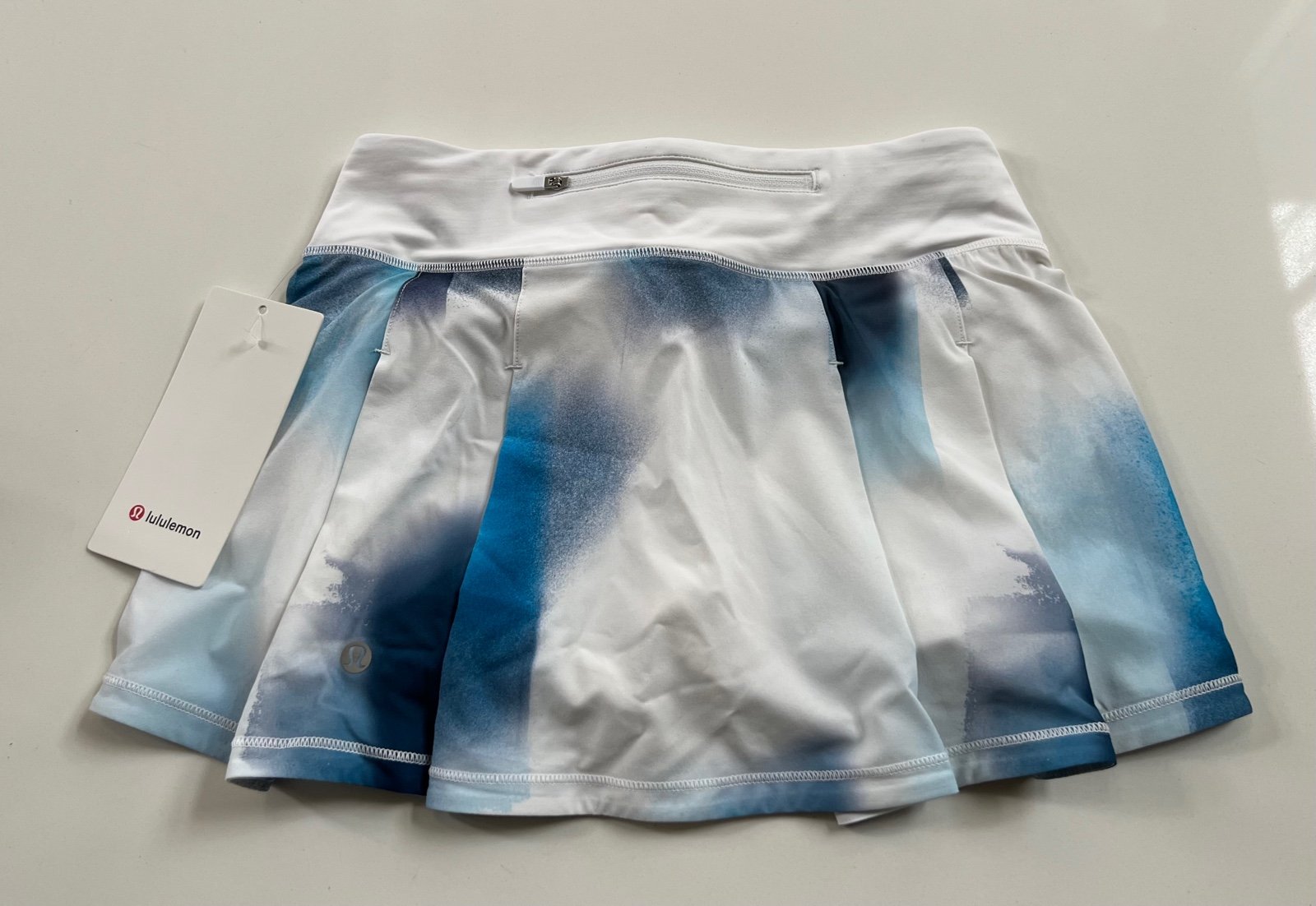 NWT LULULEMON Pace Rival Skirt ~ 2 Reg ~ Baseline Wash Print Multi