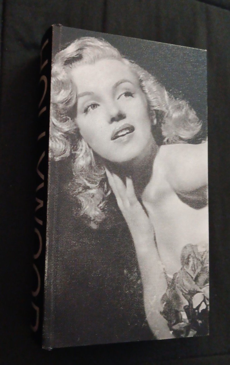 Marilyn Monroe Hollywood book stash box & Chanel scarf - detail