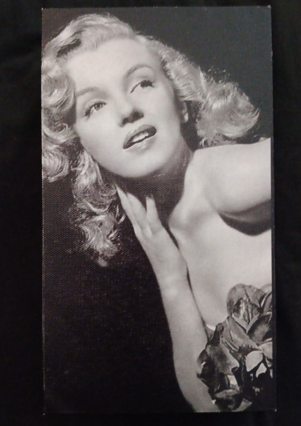 Marilyn Monroe Hollywood book stash box & Chanel scarf - detail