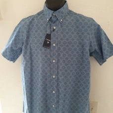CREMIEUX Medium Blue Designer Shirt