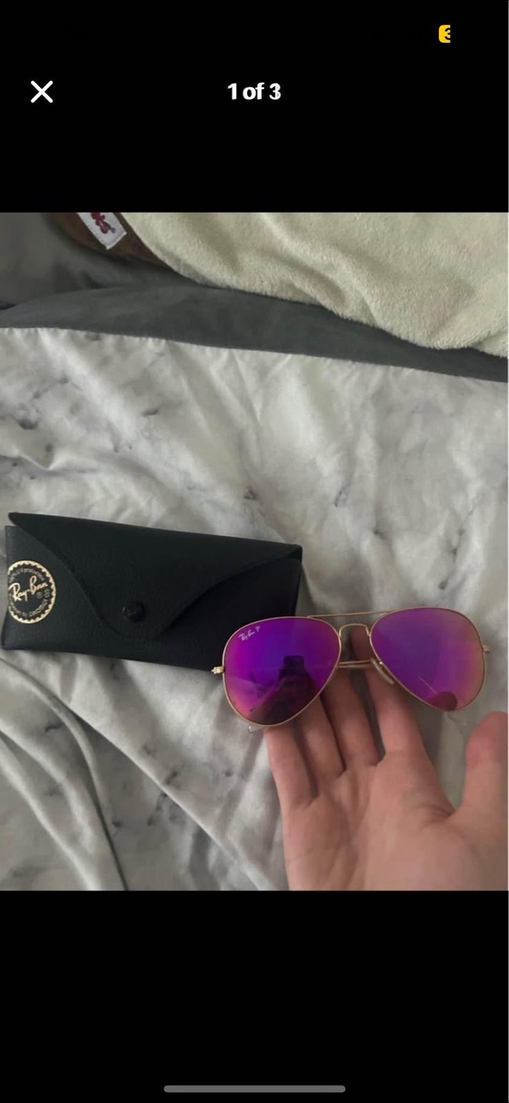Rayban polarized aviators