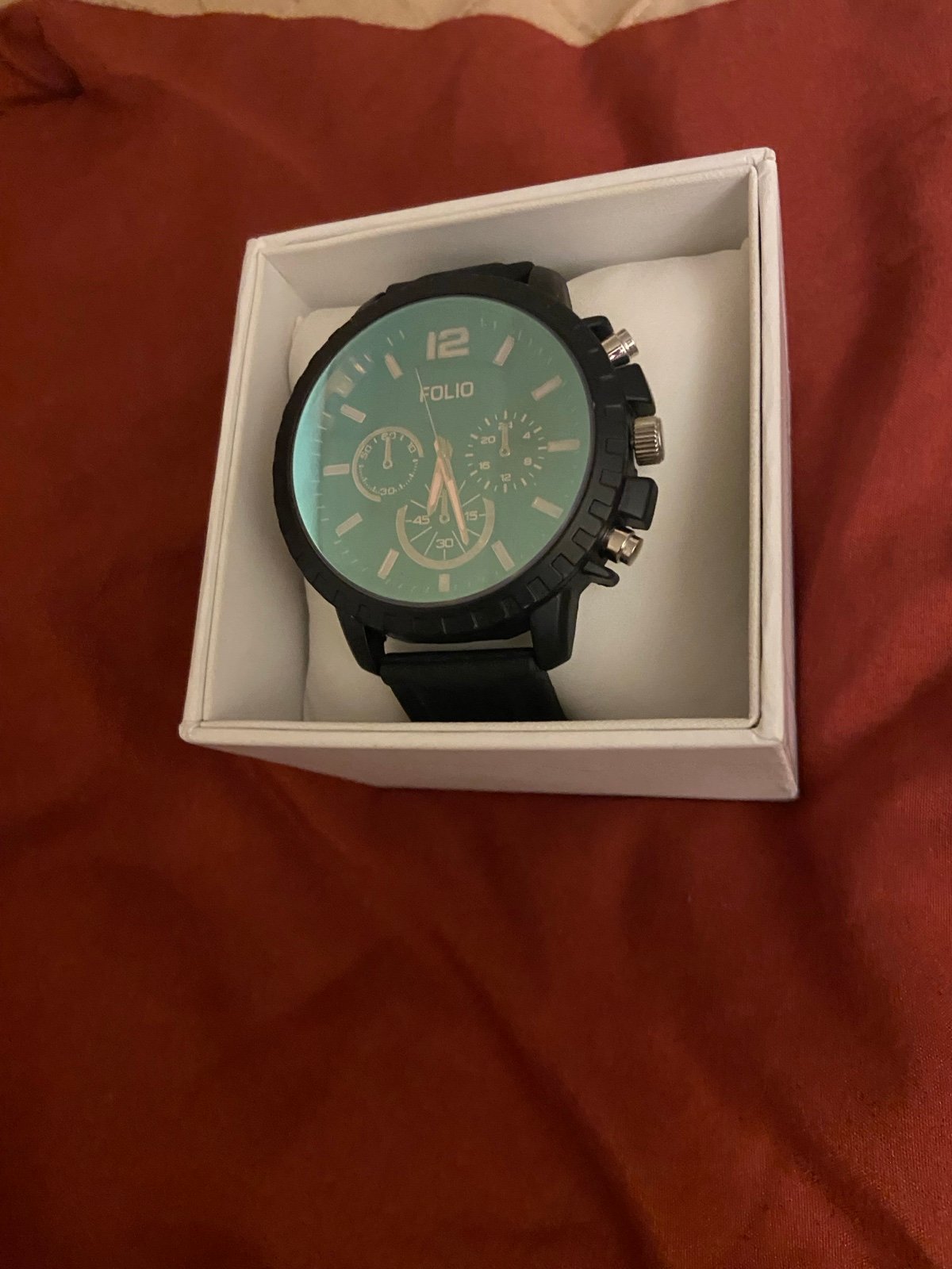 Privateer Chronograph Black Men Folio Watch