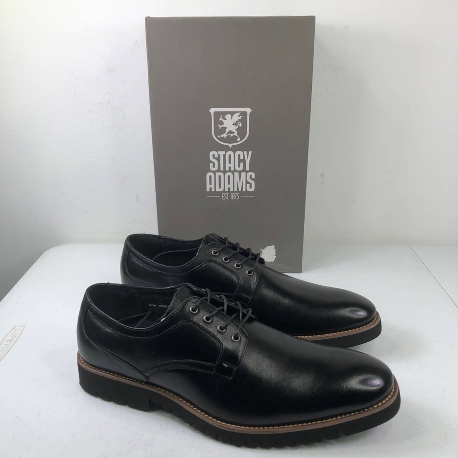 Stacy Adams Men’s Barclay Black Oxford Dress Shoes Size 11.5