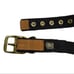 Embroidered Tan Leather Dog Collar Size 2XL