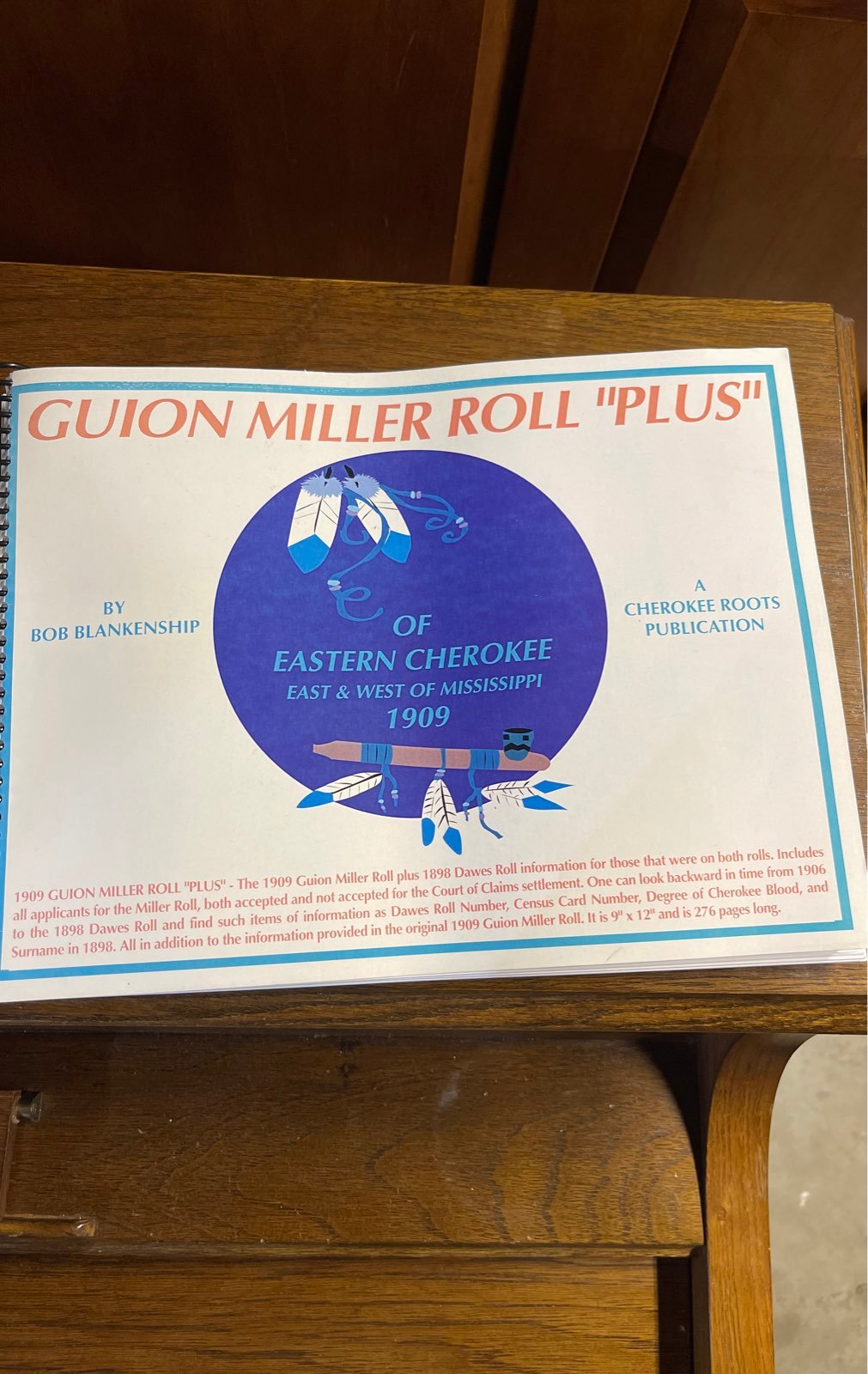 Geneology Book - Guion Miller Roll Plus by Bob Blankenship