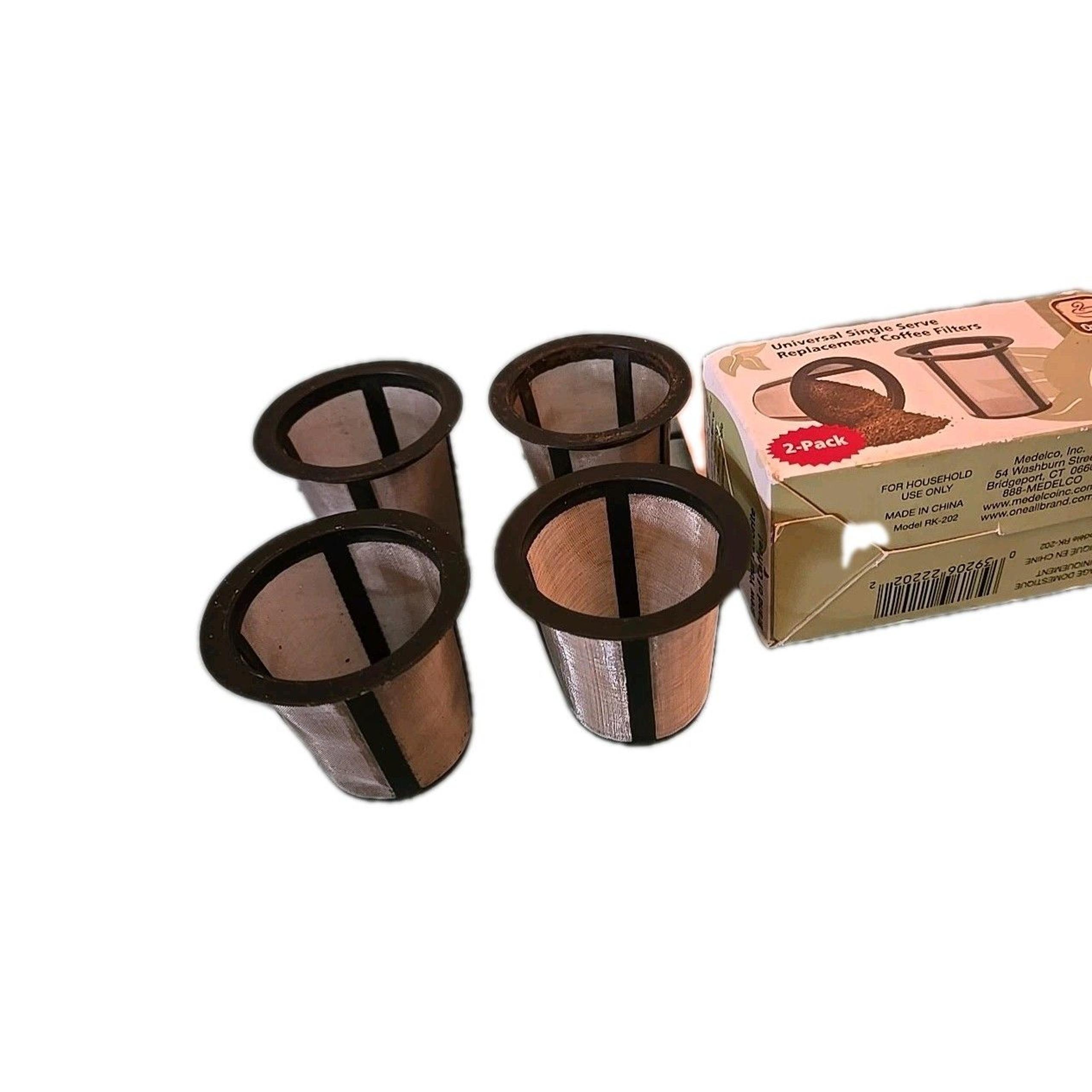MEDELCO RK-202 Single Serve Replacement Filters for Coffee Maker Keurig - 4 Pack