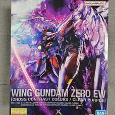 BANDAI 1/100 MG Wing Gundam Zero EW CROSS CONTRAST COLORS/CLEAR PURPLE