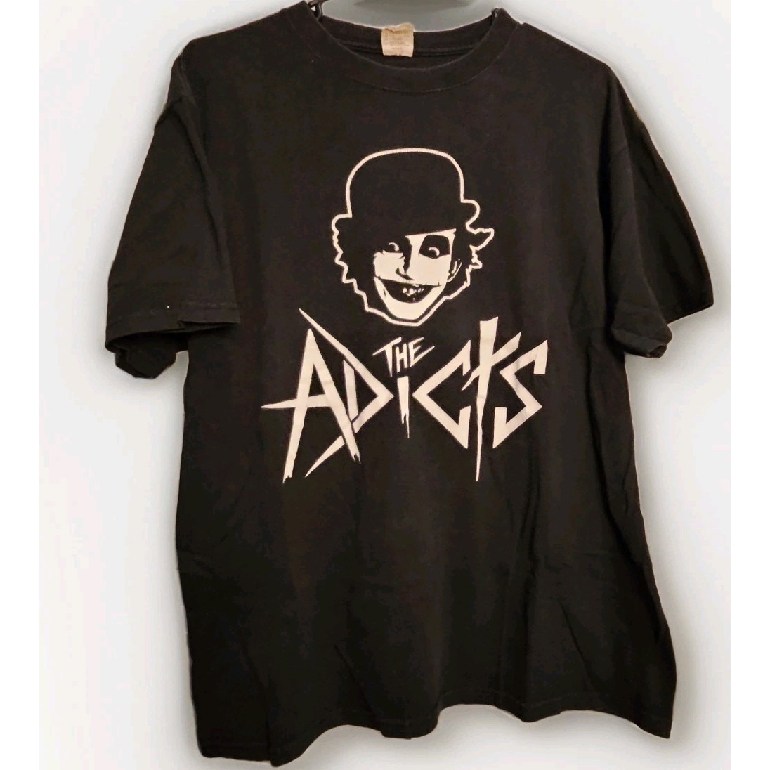 Adicts T Shirt Licensed Punk Rock Music Band Tee Shirt Anvil Tag Black Sz. L