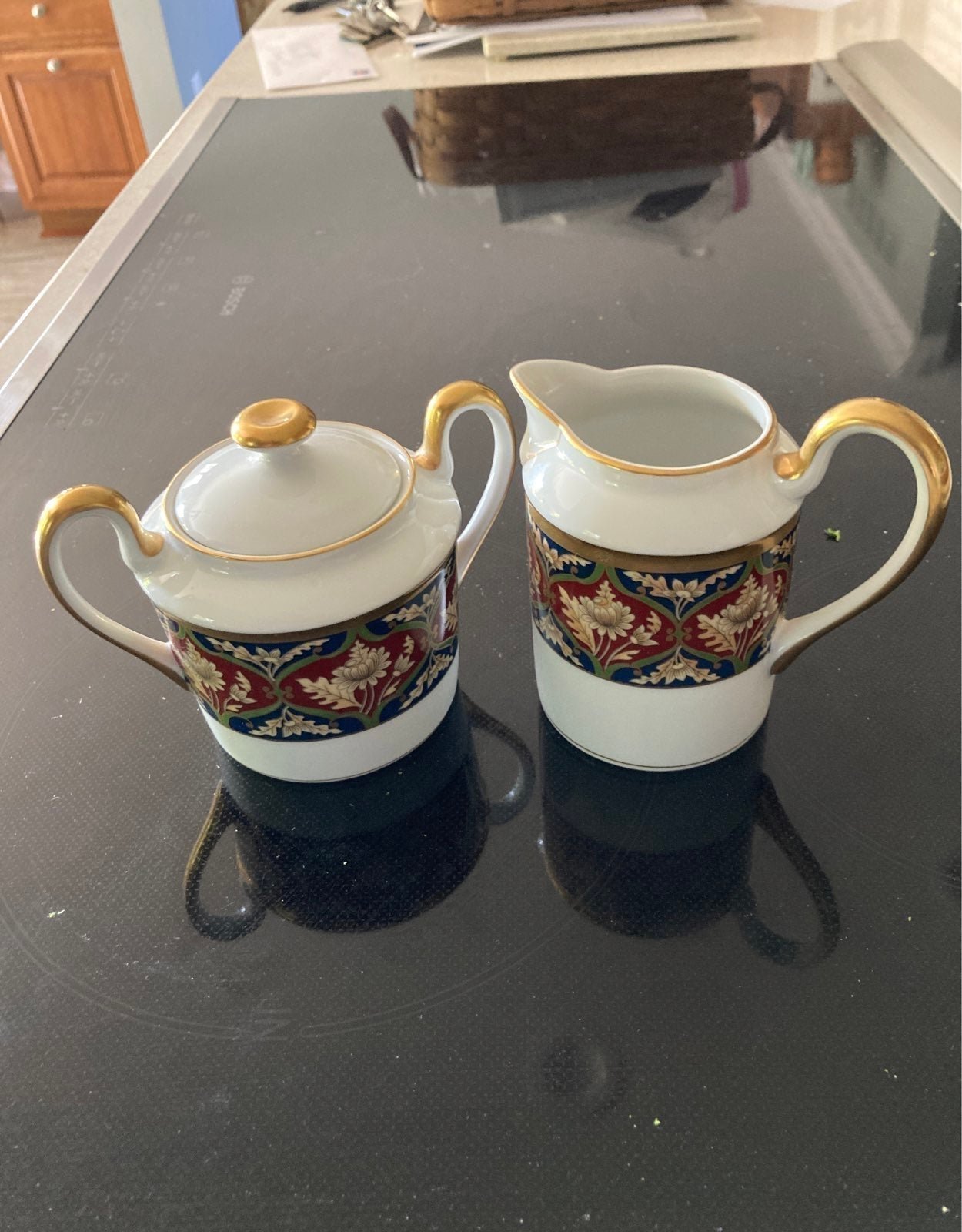 Christian Dior Tabritz Sugar w/lid & Creamer