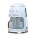 Smeg 50's Retro Style Aesthetic Drip Filter Coffee Machine, 10 cups, Pastel Blue