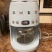 Smeg 50's Retro Style Aesthetic Drip Filter Coffee Machine, 10 cups, Pastel Blue